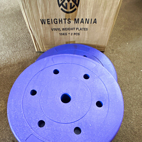 Weights mania vinyl coated - vinyl,
