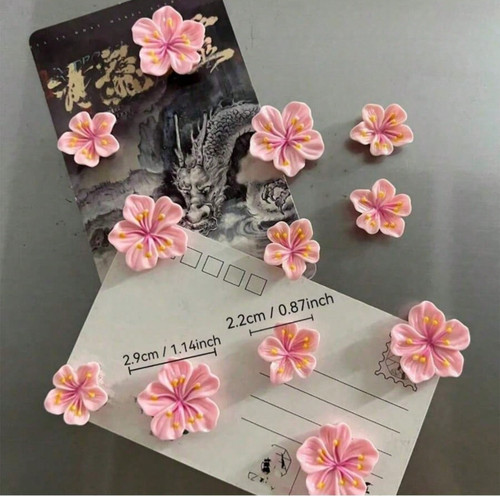 12pcs pink sakura flower - sakura,