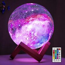Moon Lamp Galaxy Lamp 5.9 inch 16 Colors LED 3D Moon Light Remote &Touch Control