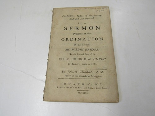 Christ mission 1761 sermon - 1761,