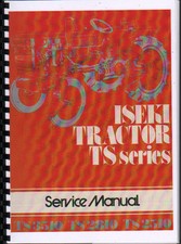 Iseki "TS Series" Tractor Service Workshop Manual