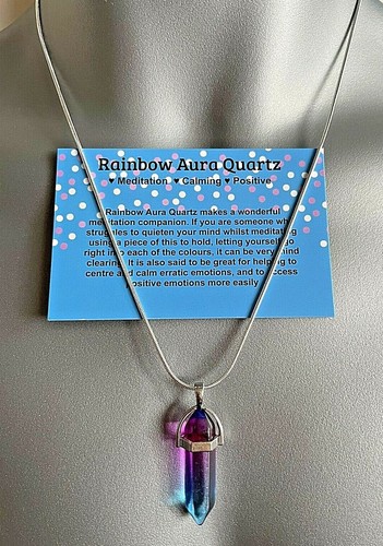 Rainbow quartz titanium aura - rainbow,