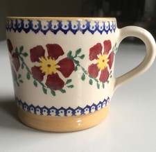 Vintage nicholas mosse Irish pottery small mug old rose pattern