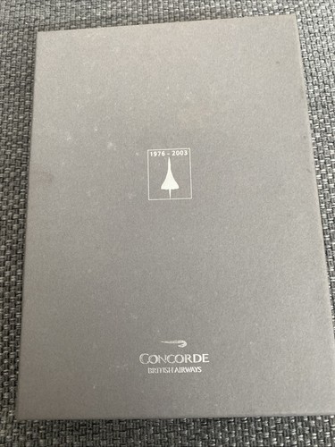 Concorde memorabilia diary - concorde,