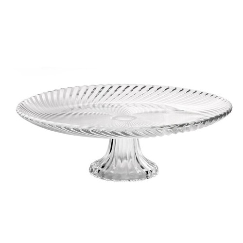 32cm glass cake - stand, pedetal