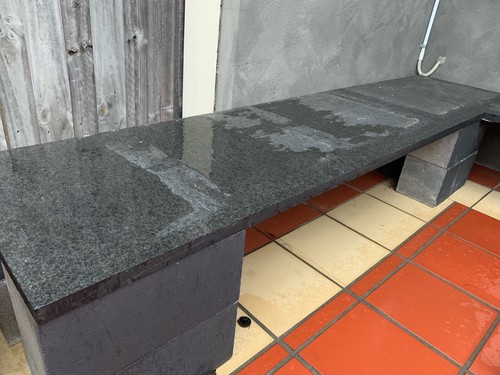 Granite pavers never laid - never,