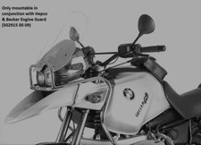 BMW R1150GS (2000-04) / Adventure (2001-05) Tankguard - Silver BY HEPCO & BECKER