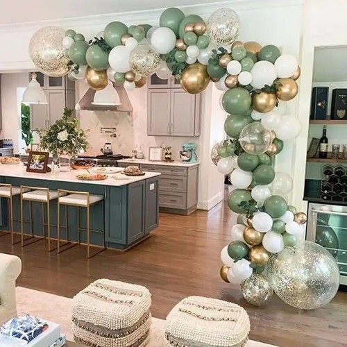 102pcs sage green - 102pcs, balloon