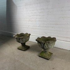 Pair of Weathered Composition