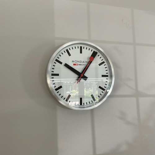 Mondaine swiss rail wall clock - mondaine,