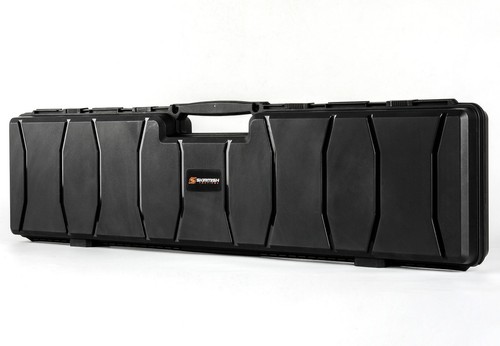 Tactical hard rifle case with - hard,