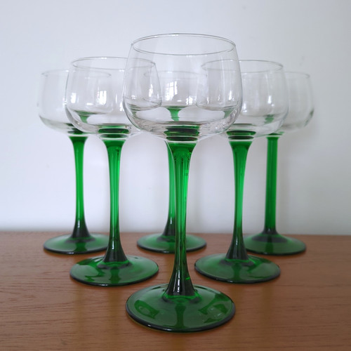 Vintage luminarc green wine - luminarc,