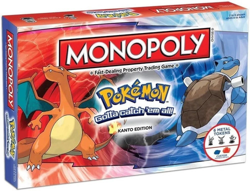 Pokémon monopoly kanto - monopoly,