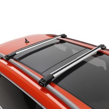 BMW X5 ROOF RACK ROOF BARS CROSS BARS LOCKABLE GREY 80 KG 2004 TO 2013