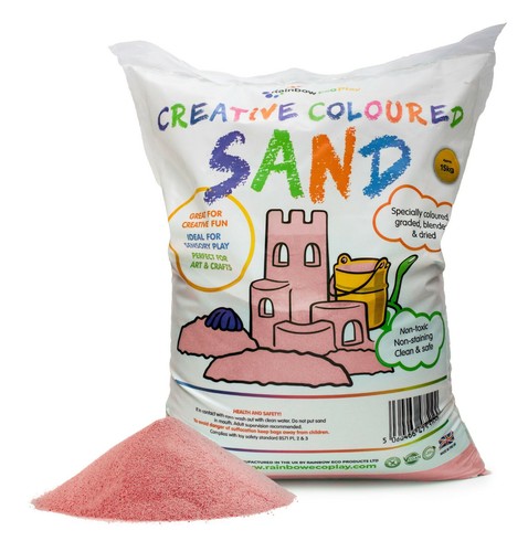 Rainbow eco coloured play - rainbow, sand