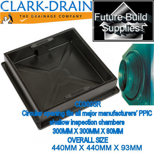 Clark recessed square round - square,