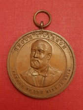 Vintage 1898 Dated Masonic Ancient Accepted Scottish Rite Copper Medal / Fob