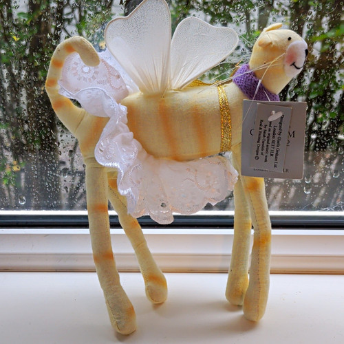 Gisela graham fabric cat fairy - fabric,