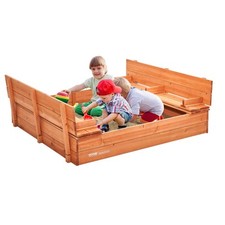 VEVOR Wooden Sandbox Sand Box