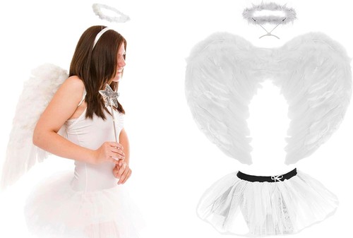 Adult white angel fairy - angel,