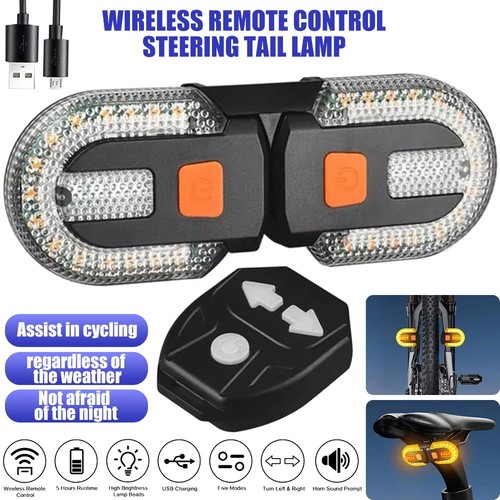 Bicycle tail light bike signal - light,