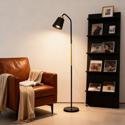 Vintage floor lamp - floor, adjustable