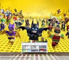 Batman Lego Movie Wall Mural Wall Art Quality Pasteable Wallpaper Decal