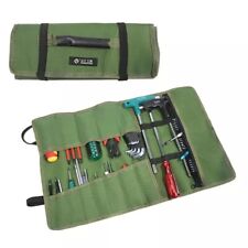 Roll Pouch Spanner Wrench Organizer Electrician Tool Bag with Smooth Zipper