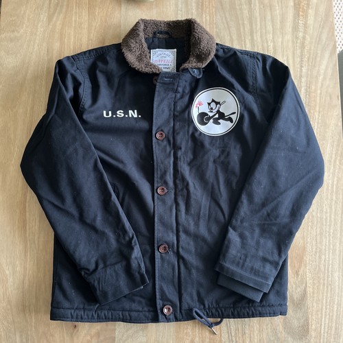 Navy deck jacket - us,