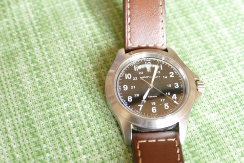 Hamilton khaki day date - day, &
