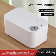 Baby Wipe Warmer Heater with LED Display Wet Towel Dispenser Portable USB Charge