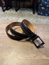 russell and bromley dolce mens belt 90/36 brown leather and navy