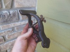 Small 4" Jaws Saw Sharpening Vise Cast Iron Tool Table Mount Good Cond!