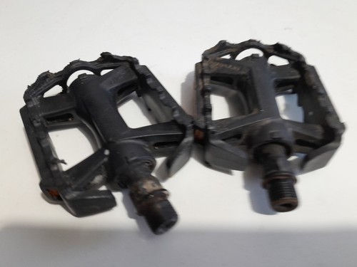 Black btwin resin bike pedals - resin,
