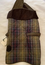 Barbour Tartan Dog Coat New