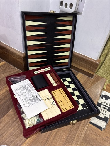 Vintage backgammon chess - backgammon,,