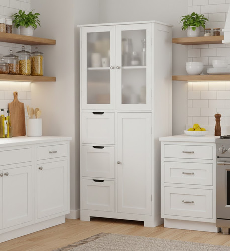 Tall kitchen pantry cabinet - tall,