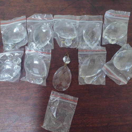 Salvaged vintage crystal - 10,