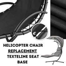 HELICOPTER CHAIR SWING HAMMOCK TEXTILENE MESH SEAT BASE REPLACEMENT BLACK