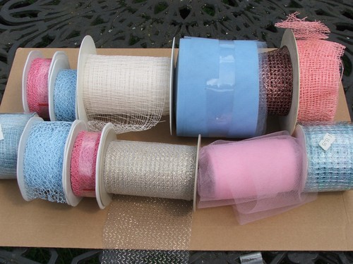 Job lot mesh ribbon - mesh, x