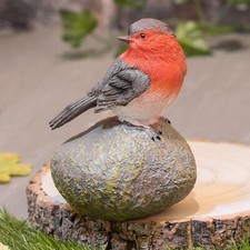 Garden Robin Bird Ornament On