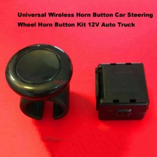 Wireless Horn Button Car Steering Wheel Horn Button Kit 12V Auto Truck Universal