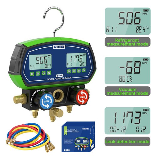Digital manifold gauge - gauge, set