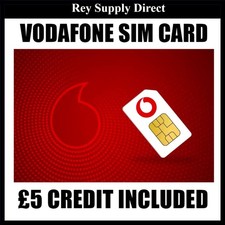 £5 Preloaded Vodafone SIM
