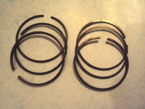 Triumph 350 piston ring set - piston,