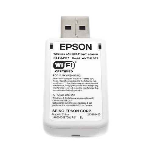 Genuine epson adapter usb - epson, wifi