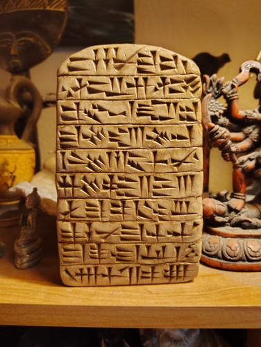 Sumerian cuneiform tablet - sumerian,
