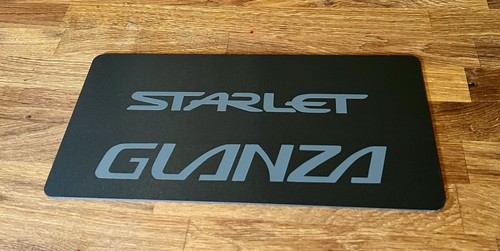 Starlet glanza show plate - show,