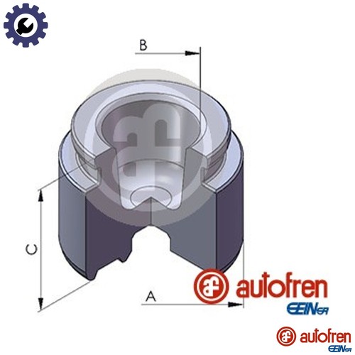 Piston brake caliper - brake, d025271