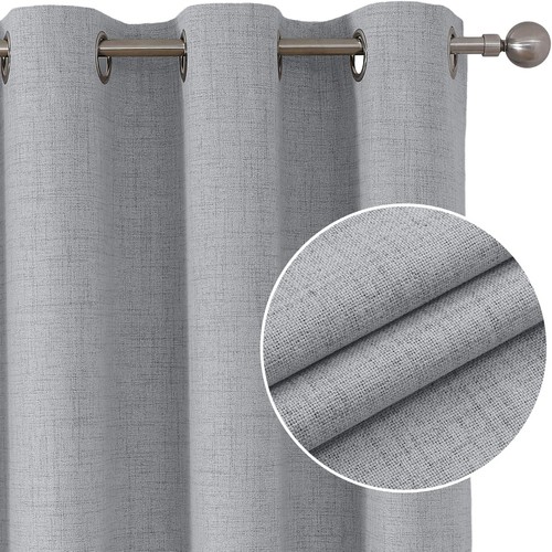 Blackout linen curtain - blackout,